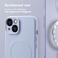 imoshion Coque Couleur avec MagSafe Apple iPhone 14 - Lila
