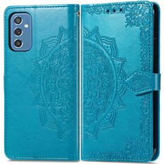 imoshion Etui de téléphone portefeuille Mandala Samsung Galaxy M52 - Turquoise