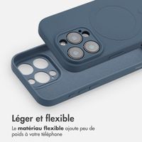 imoshion Coque Couleur avec MagSafe Apple iPhone 16 Pro Max - Bleu foncé