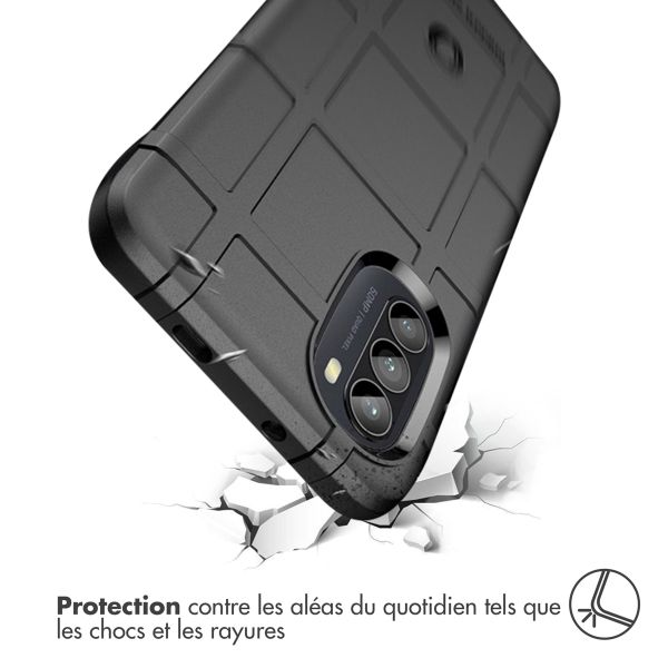 imoshion Coque Arrière Rugged Shield Motorola Moto G52 / G82 - Noir