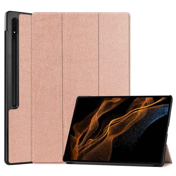 imoshion Coque tablette Trifold Samsung Galaxy Tab S8 Ultra - Rose Dorée