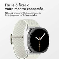imoshion Bracelet en nylon élastique Samsung Galaxy Watch 8 (Classic) - 40 / 44 / 46mm - Beige