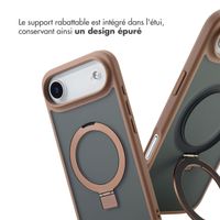 Accezz Coque Ring Stand avec MagSafe Apple iPhone Air - Marron