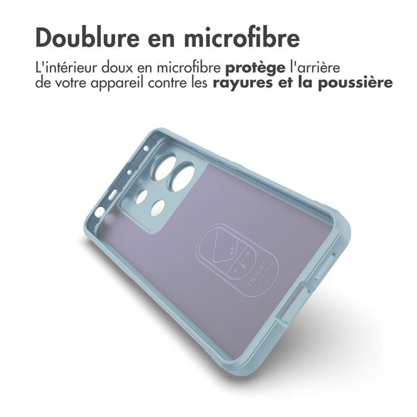 imoshion Coque arrière EasyGrip Xiaomi Poco X6 Pro - Bleu clair