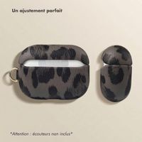 Selencia Coque Sabi motif panthère  Apple Airpods Pro 3 - Midnight Black