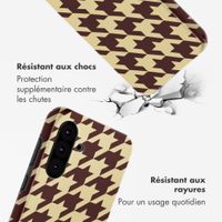 Selencia Coque arrière Vivid Samsung Galaxy A36 / A56 - Pied-de-Poule