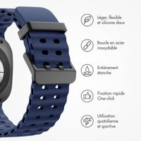 imoshion Bracelet Ocean en silicone Samsung Galaxy Watch Ultra (2024/2025) - Midnight Blue