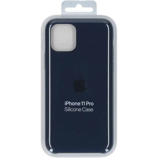 Apple Coque en silicone iPhone 11 Pro - Midnight Blue