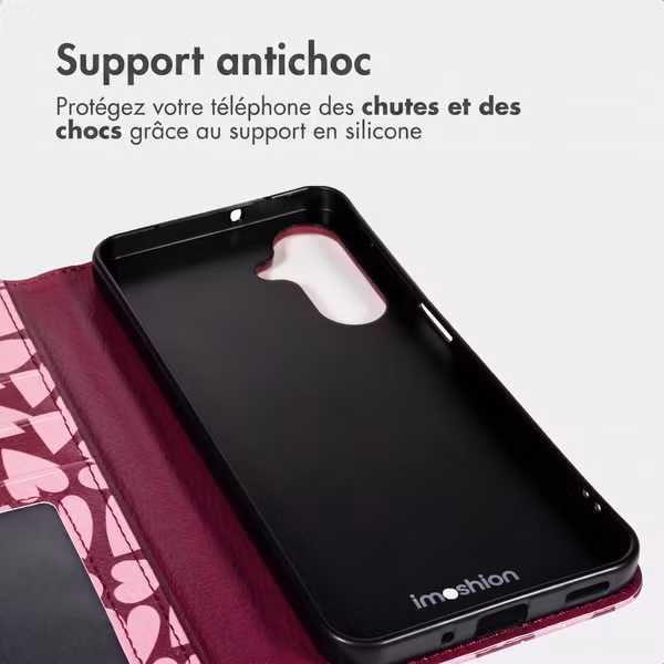 imoshion Étui de télephone portefeuille Design Samsung Galaxy A17 (5G) / (4G) - Hearty Blush