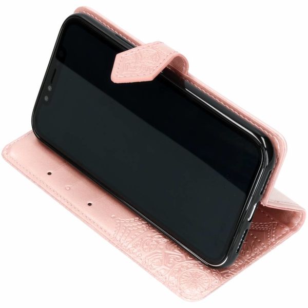 Etui de téléphone portefeuille Mandala iPhone Xr