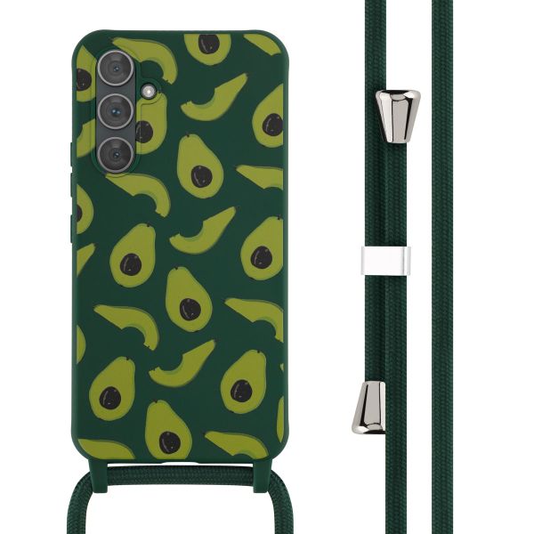 imoshion Coque design en silicone avec cordon Samsung Galaxy A54 (5G) - Avocado Green