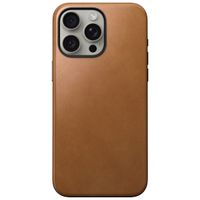 Nomad Coque Modern Leather avec MagSafe Apple iPhone 15 Pro Max - English Tan