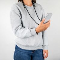 imoshion Coque arrière transparente avec cordon Apple iPhone Xr - Noir