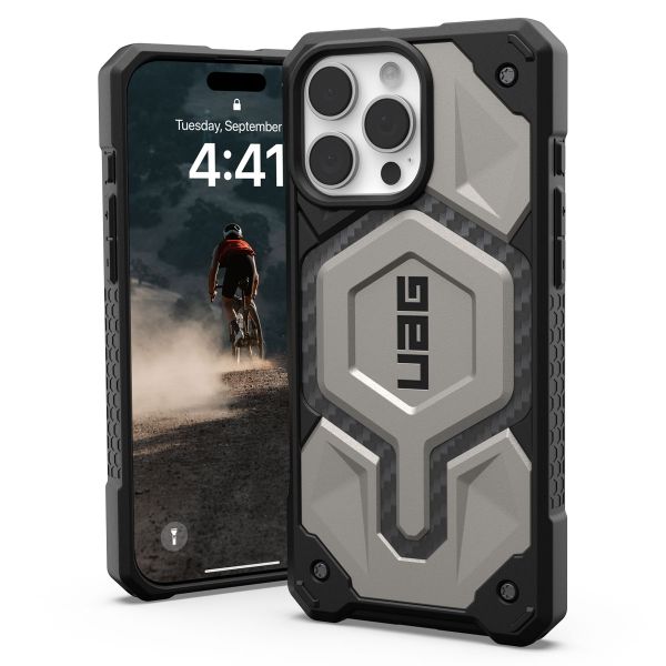 UAG Coque arrière Monarch Pro iPhone 16 Pro Max - Titanium