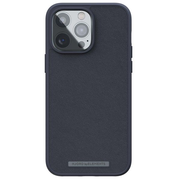 Njorð Collections Coque en cuir véritable iPhone 14 Pro Max - Black