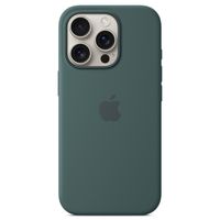 Apple Coque en silicone MagSafe iPhone 16 Pro - Lake Green