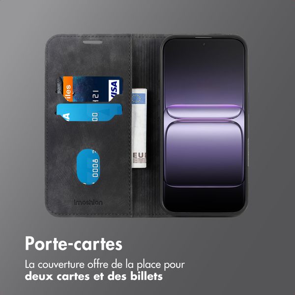 imoshion Étui de téléphone portefeuille Slim OnePlus Nord 5 - Noir