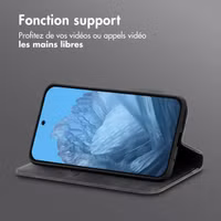 imoshion Étui de téléphone portefeuille Slim Google Pixel 9 / 9 Pro - Noir