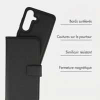imoshion Étui portefeuille luxe 2-en-1 amovible Samsung Galaxy S24 FE - Noir
