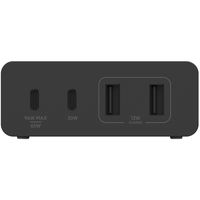 Belkin ﻿Adaptateur Boost↑Charge™ GaN Pro 4 ports - USB -A (2x) et USB-C (2x) - 108 W - Noir