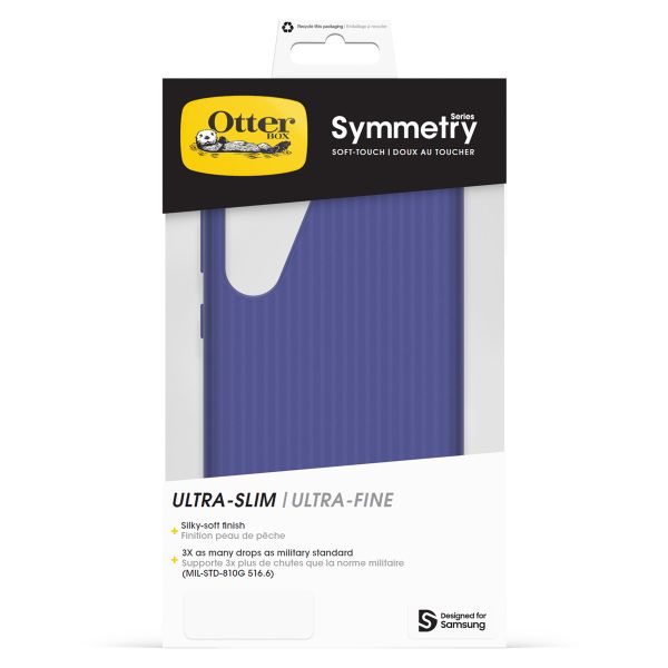 OtterBox Coque Symmetry Soft Touch MagSafe Samsung Galaxy S25 Plus - Paars & Blauw / Purple & Blue