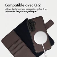 imoshion Étui portefeuille luxe 2-en-1 amovible Samsung Galaxy A57 (5G) - Marron
