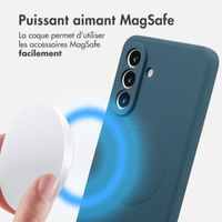 imoshion Coque Couleur avec MagSafe Samsung Galaxy A56 - Bleu foncé