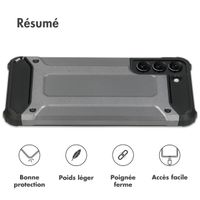 imoshion Coque Rugged Xtreme Samsung Galaxy S22 Plus - Gris foncé