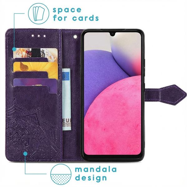imoshion Etui de télephone Mandala Samsung Galaxy A33 - Violet