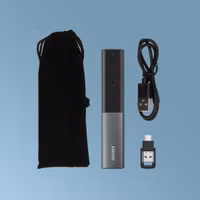 Accezz Clicker de Présentation - Présentateur avec Pointeur Laser - Noir