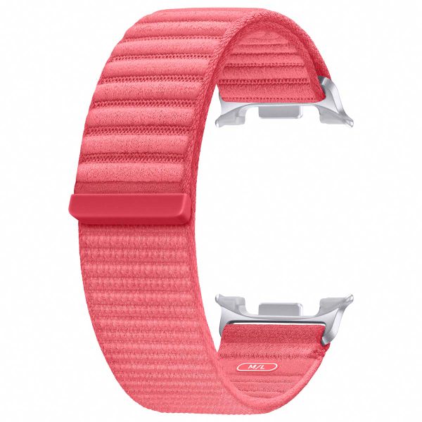 Samsung Bracelet en tissu original Samsung Galaxy Watch 8 (40/44mm) / Classic (46mm) - M/L - Rouge