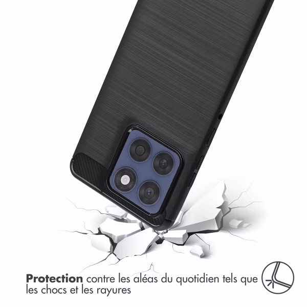 imoshion Coque Brushed Motorola Edge 60 Fusion - Noir
