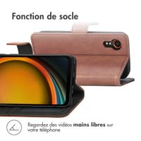 imoshion Étui de télephone portefeuille Samsung Galaxy Xcover 7 - Marron