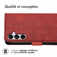 imoshion Étui de télephone portefeuille Samsung Galaxy A35 - Rouge