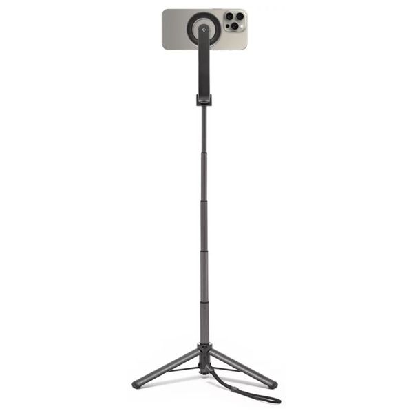 Spigen Trépied Selfie Stick MagSafe - avec télécommande - Universel - 74CM - Noir