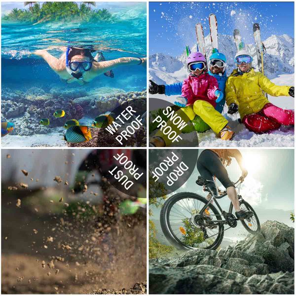 Redpepper Coque imperméable Dot Plus Apple iPhone 15 Pro - Noir