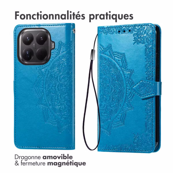 imoshion Etui de télephone Mandala Xiaomi 15T Pro - Turquoise
