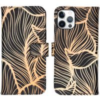 imoshion Coque silicone design iPhone 12 (Pro) - Golden Leaves