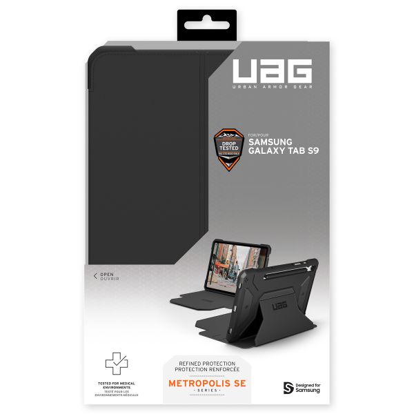 UAG Coque tablette Metropolis Samsung Galaxy Tab S9 11.0 pouces - Black