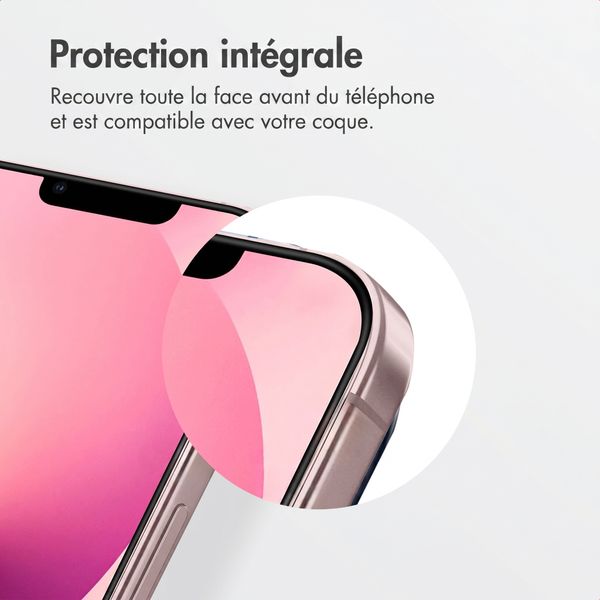 Accezz Protection d'écran en verre trempé avec applicateur - 2-pack Apple iPhone 17e / 16e / 15 / 14 / 13 / 13 Pro