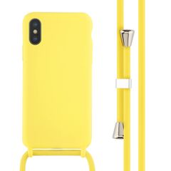 imoshion Coque en silicone avec cordon iPhone X / Xs - Jaune