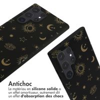 imoshion Coque design en silicone avec cordon Samsung Galaxy S23 Ultra - Sky Black