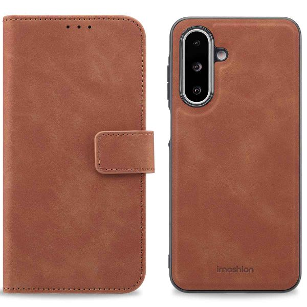 imoshion Etui de télephone luxe 2-en-1 amovible Samsung Galaxy A26 - Marron
