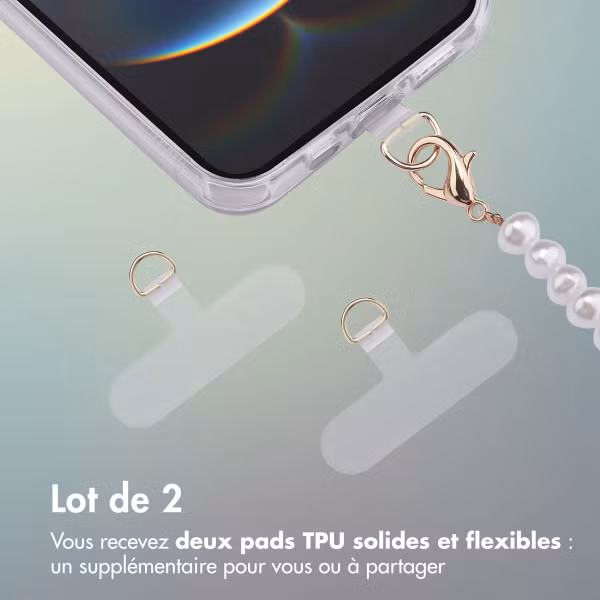 imoshion Pad pour cordon de téléphone - Pack de 2 - Dorée