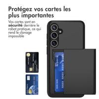 imoshion Coque arrière avec porte-cartes Samsung Galaxy A55 - Noir