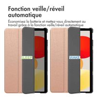 imoshion Coque tablette Trifold Xiaomi Redmi Pad SE - Rose Doré