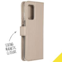 Accezz Étui de téléphone Wallet Samsung Galaxy A72 - Dorée