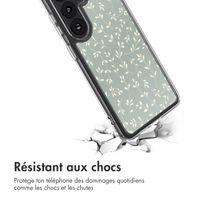 imoshion Coque Design Samsung Galaxy S26 - Smoke Green Flowers