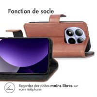 imoshion Étui de télephone portefeuille de luxe Xiaomi Redmi Note 15 (4G) - Marron