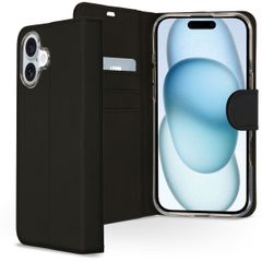 Accezz Étui de téléphone portefeuille Wallet iPhone 16 - Noir